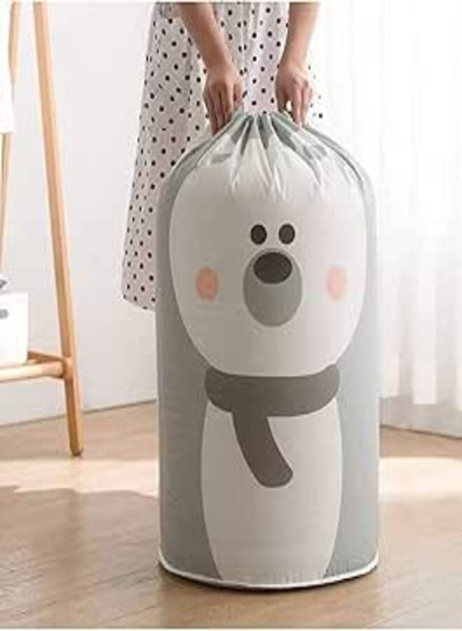 2 Pieces Blanket Storage Bag for Clothes Kids Toys Water Proof Dust Proof Large Size 70 by 80cm