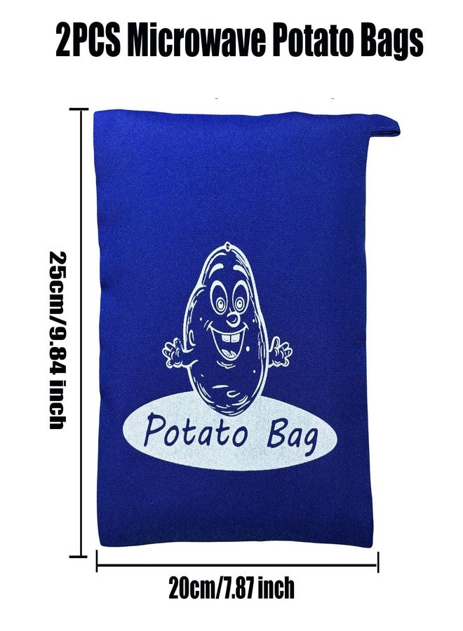 hom&us Microwave Potato Cooking Bags, Set of 2, Reusable Baked Potato Pouches, 7.87 x 9.84 inches-Great Gift for Mom - Image 3