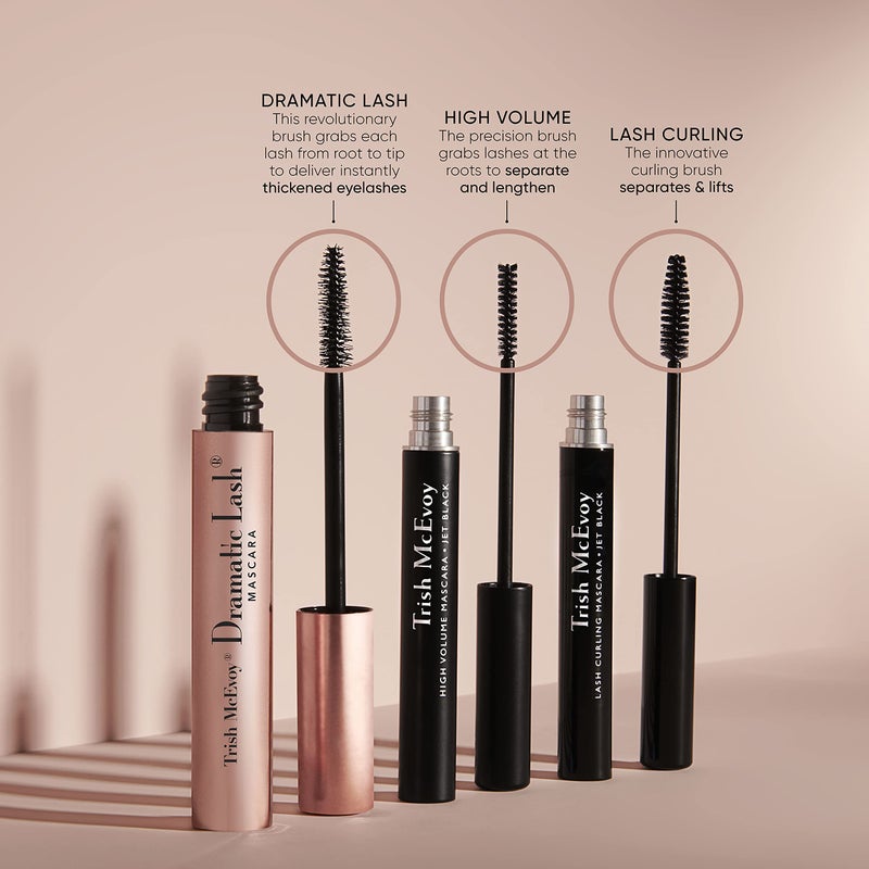 Trish McEvoy High Volume Mascara, Black, 0.18 oz / 5 g - Image 5