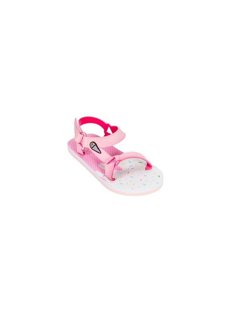 CUBS - Pink Ice Cream Cone Girls Sling CUBS Sandal 28 - Image 1