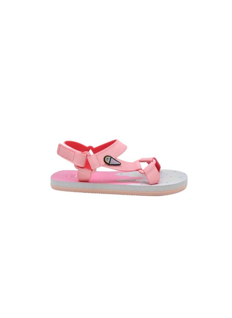 CUBS - Pink Ice Cream Cone Girls Sling CUBS Sandal 28 - Image 1