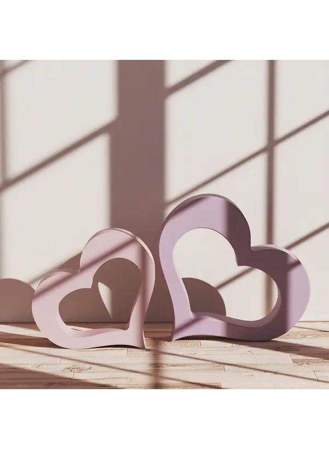 3pcs Heart Shaped Resin Casting Molds Reusable Silicone for Candle Making Home Decor Supplies - Image 2