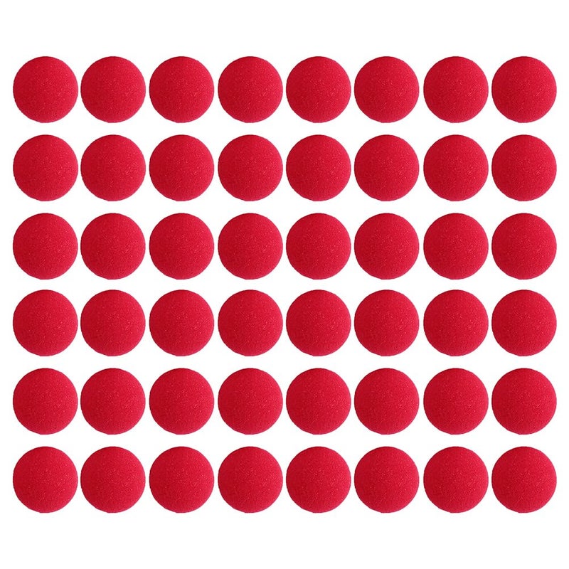 Soft Red Sponge Clown Nose Props 55 Pcs For Carnival Costume And Party Decorations - Image 2