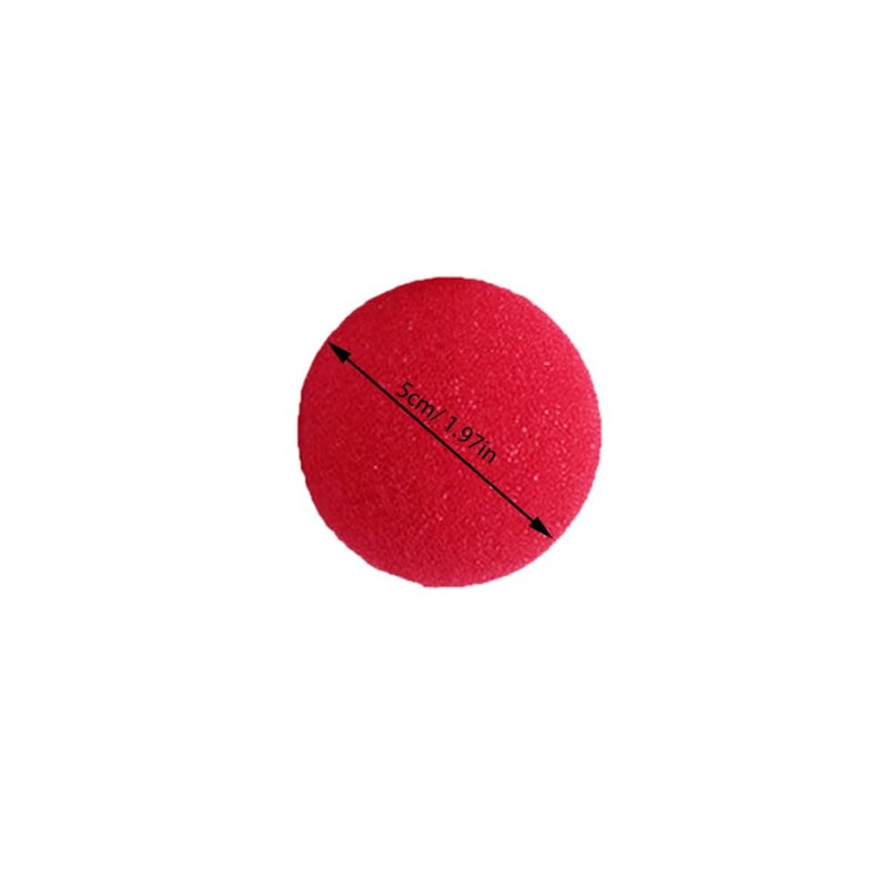Soft Red Sponge Clown Nose Props 55 Pcs For Carnival Costume And Party Decorations - Image 5