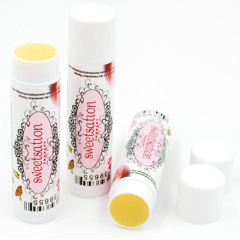 Sweetsation Therapy ChocoSmooch Organic Baby Kids Lip & Face Balm for Dry Cracked Irritated Skin with Argan, Calendula, Avocado & Sea Buckthorn, Set of 3. Skin Soothing, Comforting, Protecting. - Image 5