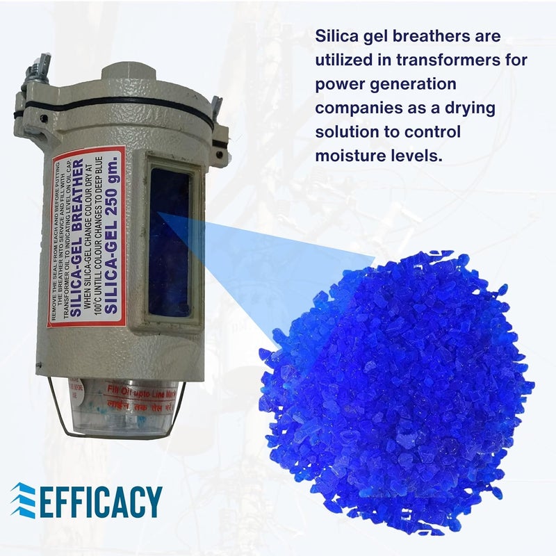 Efficacy Transformer Breather Full Aluminum Body With Long Window Crystal Blue Silica Gel Breather Size 1000 Gram Dia 127 05 Inch 1 Pc - Image 3