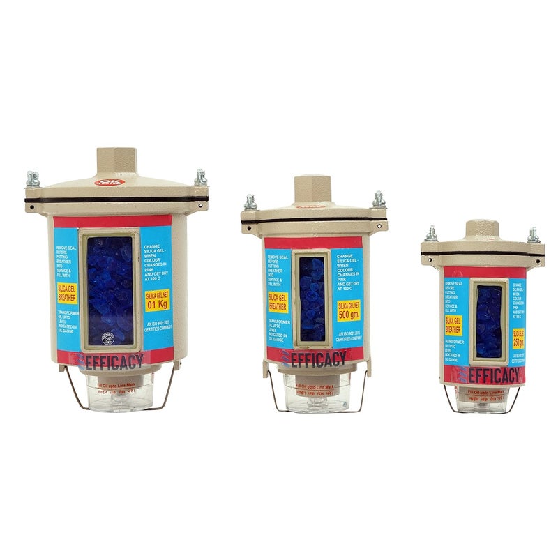 Efficacy Transformer Breather Full Aluminum Body With Long Window Crystal Blue Silica Gel Breather Size 1000 Gram Dia 127 05 Inch 1 Pc - Image 4