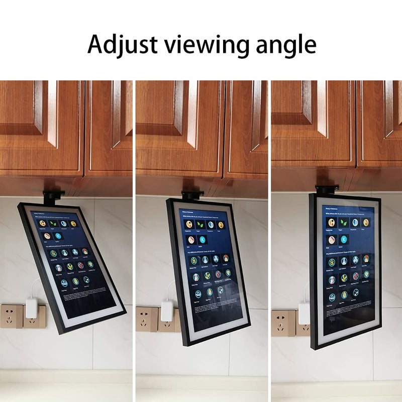 ATOPHK Under-Cabinet Mountï¼Œ for Ech_ooo Show 15ï¼ŒKeeps Echo Off The Counter and Turns Side to Sideï¼ŒCeiling or Under-Cabinet Mount Black 026-01 - Image 4