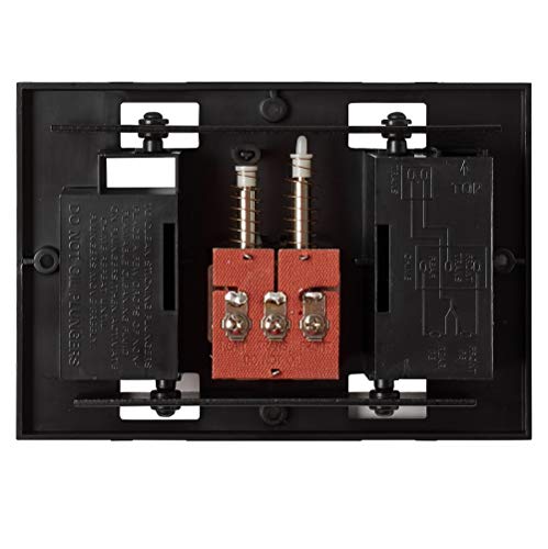 Newhouse Hardware CHIMEBASE2 Door Bell Chime Mechanism Assembly, Fits Most Nutone Models, 6.75” L x 4.75” W x 1.75” H, Black - Image 1