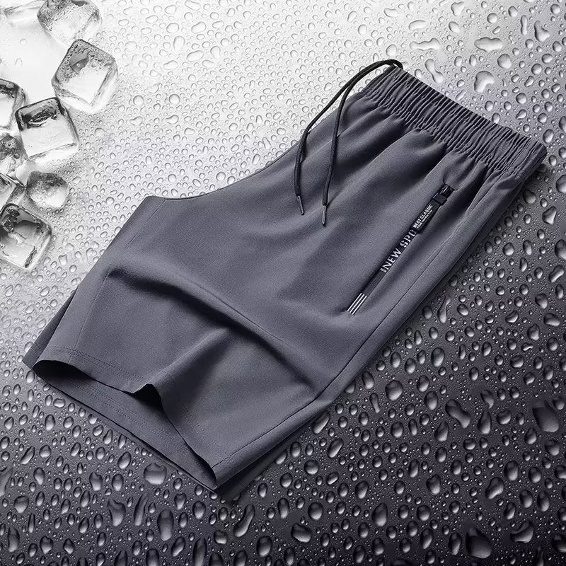 Casual Pants Ins Fashionable Trendy Brand Printed Summer Harem Pants New Youth Popular Shorts Simple Trendy Men Black  - Image 5