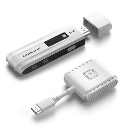Lemorele Wireless HDMI Transmitter and Receiver Kit (HDMI Version), 2.4/5G WiFi 50M 1080P Full HD, for Transmitting Video and Audio from Laptop/Camcorder/TV Box to HDTV/Projector/Monitor - Image 1