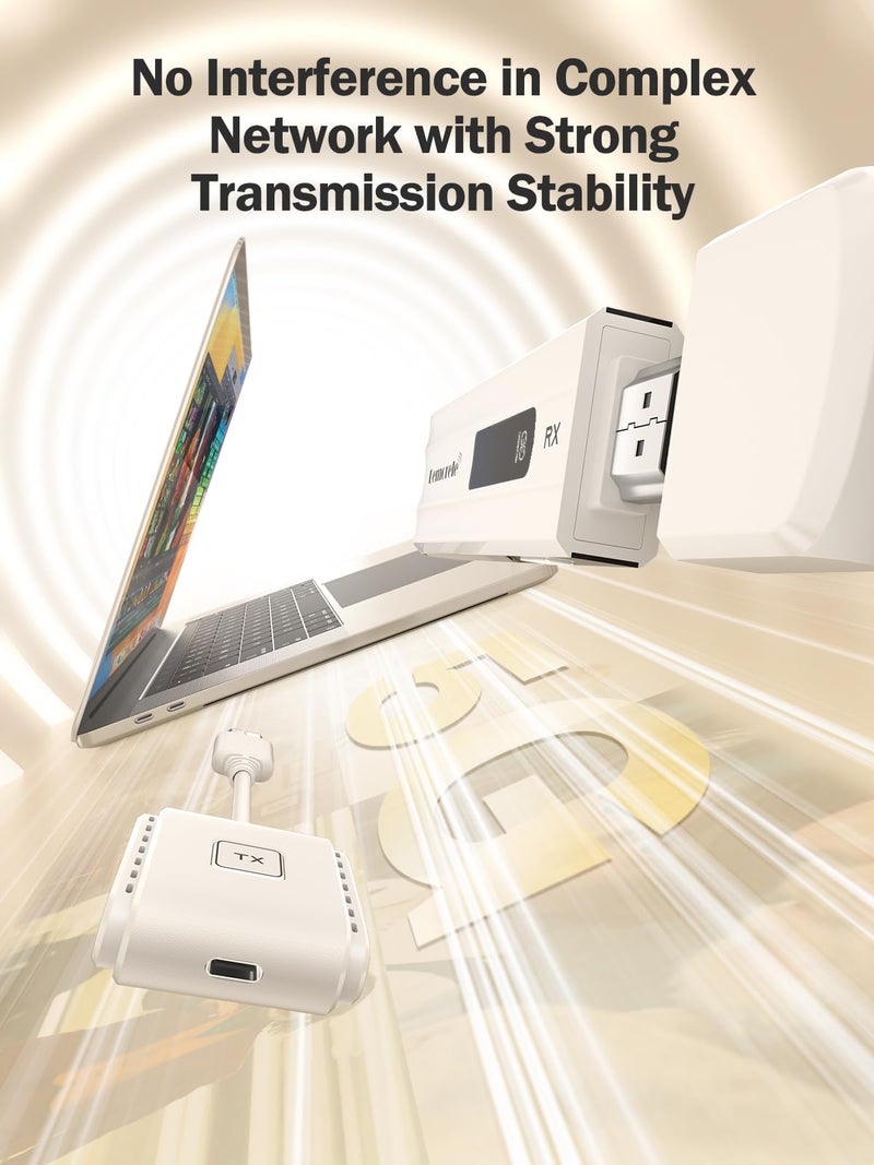 Lemorele Wireless HDMI Transmitter and Receiver Kit (HDMI Version), 2.4/5G WiFi 50M 1080P Full HD, for Transmitting Video and Audio from Laptop/Camcorder/TV Box to HDTV/Projector/Monitor - Image 5