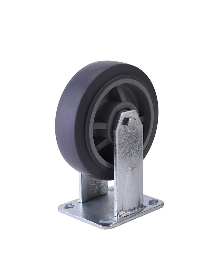 BMB tools grey  rubber caster Fixed - 5inch - Image 4