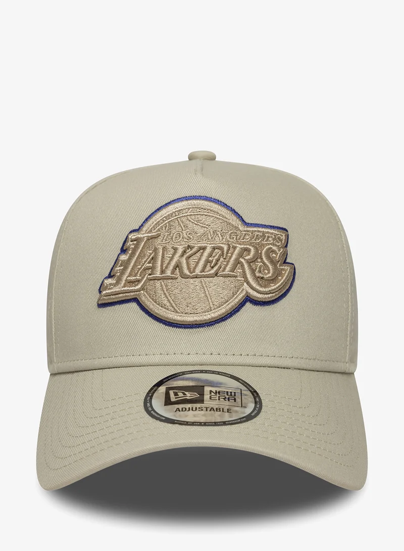 Los Angeles Lakers Tonal Outline Stone A-Frame Adjustable  Cap