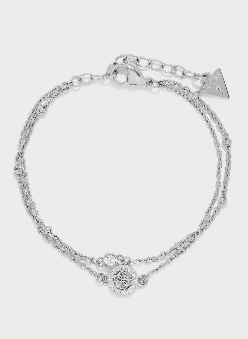 GUESS Crystal Charm Bracelet