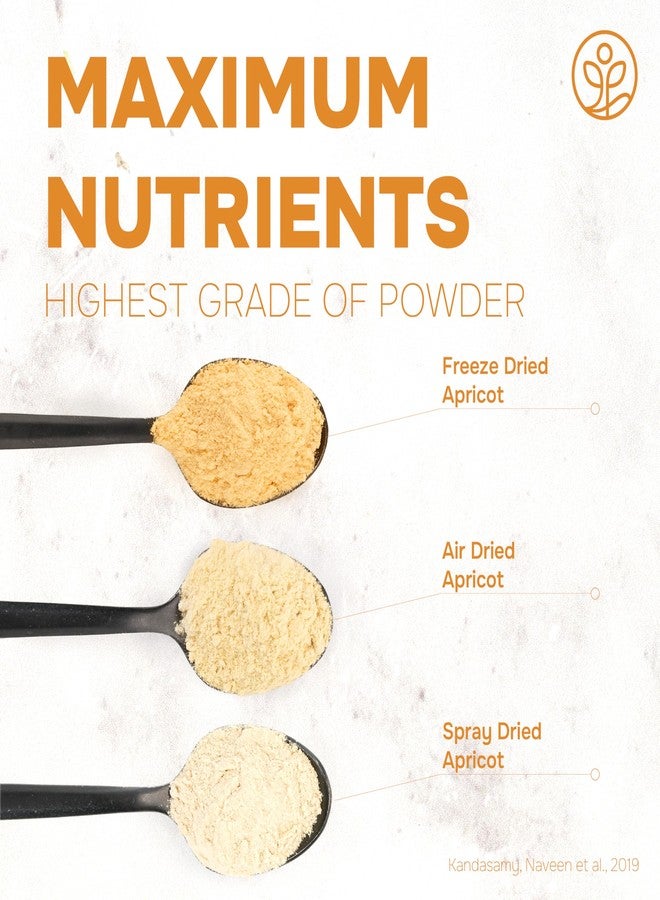 Jungle Powders Apricot Powder 3.5 Ounce Powdered Freeze Dried Apricot Fruit Smoothie No Sugar Added Additive and Filler Free Dehydrated Apricots Extract For Baking & Flavoring No Apricot Seeds Kernels - Image 5