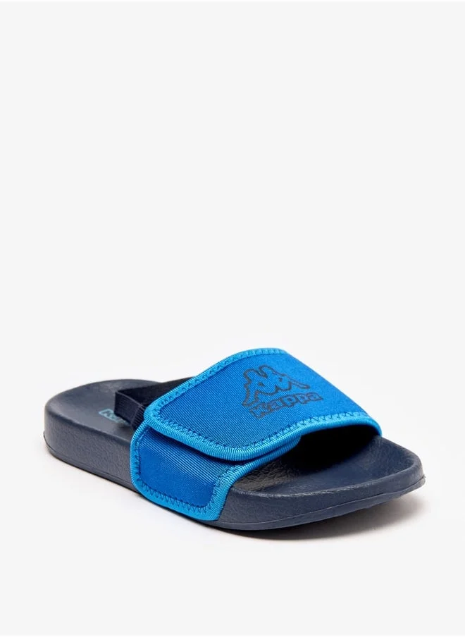 كابا Boy's Logo Print Sandals with Back Strap