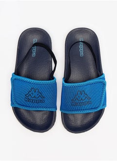 Kappa Boy's Logo Print Sandals with Back Strap  - Image 2