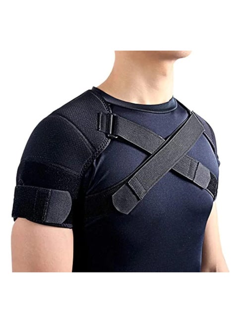 Double shoulder support strap