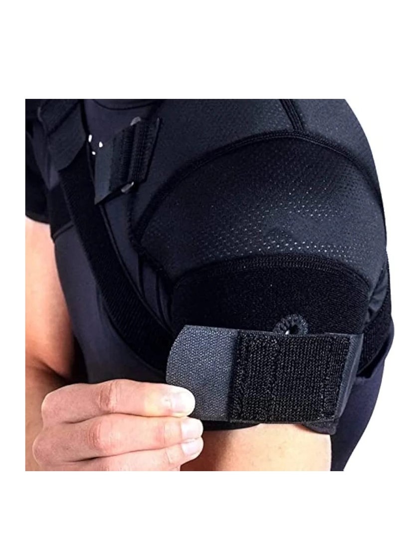 Double shoulder support strap
