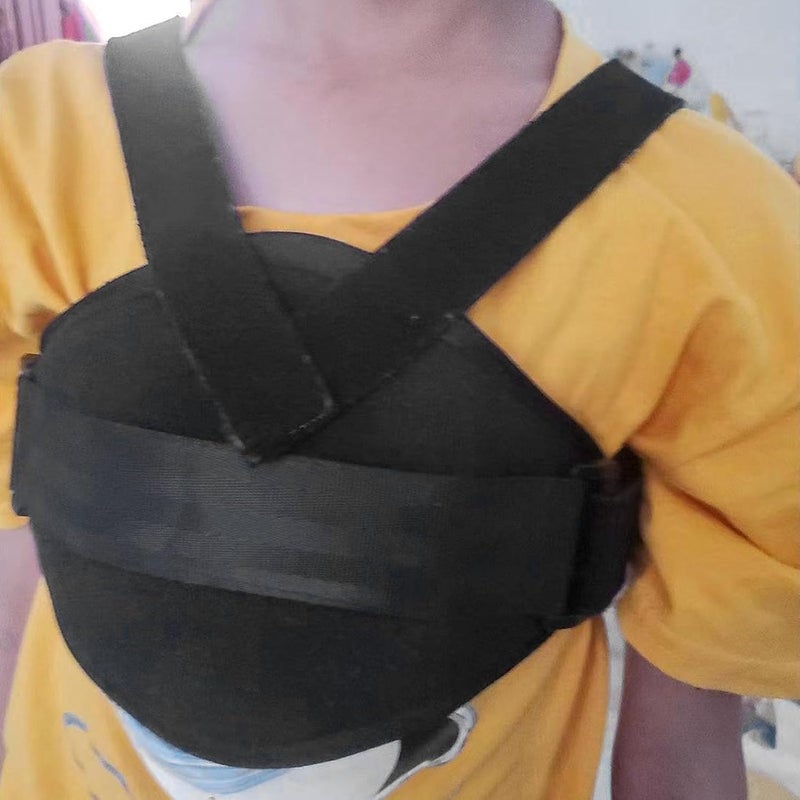 كلاراكو دعامة الصدر، دعامة دعم الضلع المرن، حزام تثبيت الضلع المكسور، قابل للفصل، قابل للتهوية، مريح، يقلل من الألم، دعامة دعم الضلع المرن - Image 4