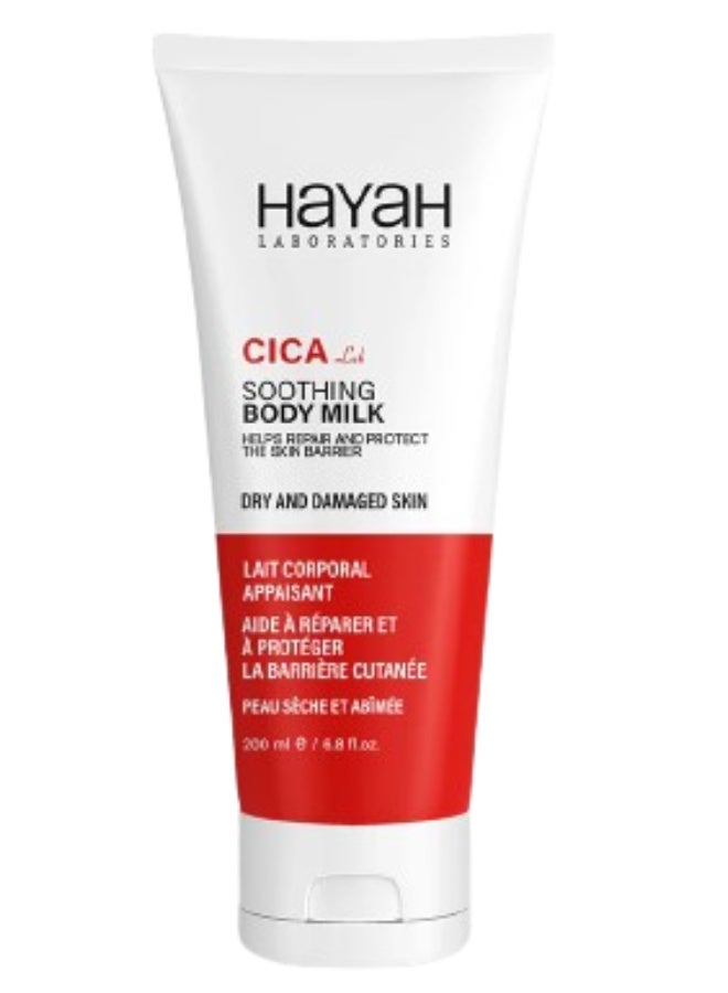 Hayah Laboratories Cica Body Milk 200ml - Image 1