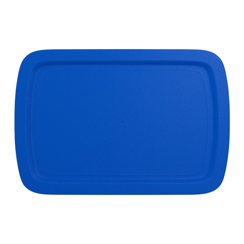 MRX Solutions Replacement Lid fits Pyrex 9x13 C233 Easy Grab Glass Casserole Baking Dish Container with Cut-Out Handles, for 3-Quart Model C-233-PC (Blue) - Image 1
