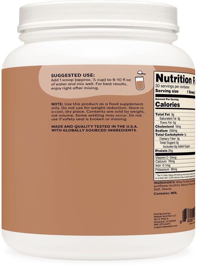 Wellah Protein Your Whey (30 Servings, Coconut Flavored) - Whey Protein Isolate Protein - Image 3