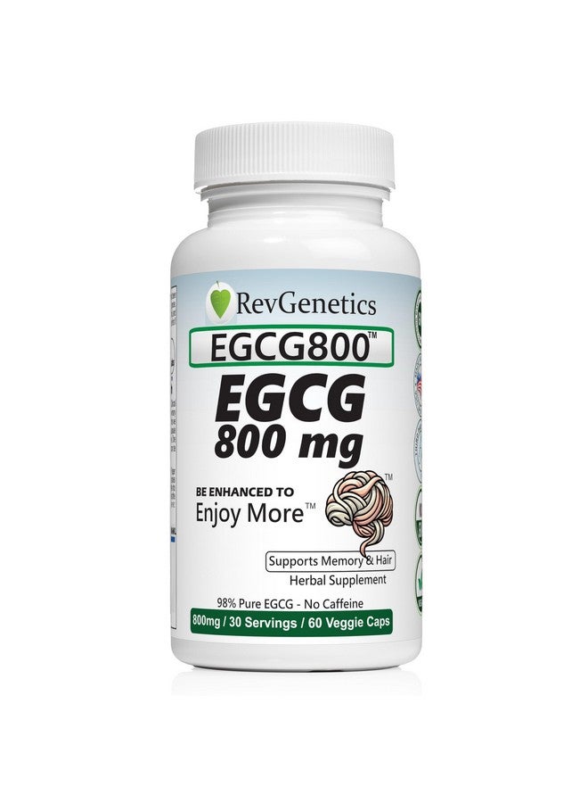 REVGENETICS ريفجينيتكس EGCG 800-800 ملغ 98% نقي - بدون كافيين - Image 1