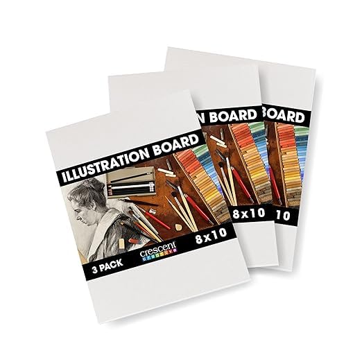 Creative Products 3000810 Art Illustration Board 8 x 10 White - Image 1