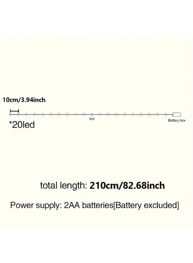 78 74 بوصة 20 ثريا LED ذات طابع محيطي مع مجموعة أصداف الحلزون ونجم البحر تعمل بالبطارية - Image 4