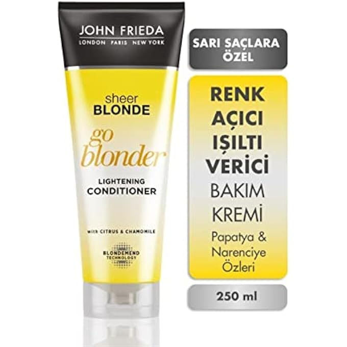 John Frieda GO BLONDER LIGHTENING CONDITIONER FOR BLONDE HAIR 250 ML