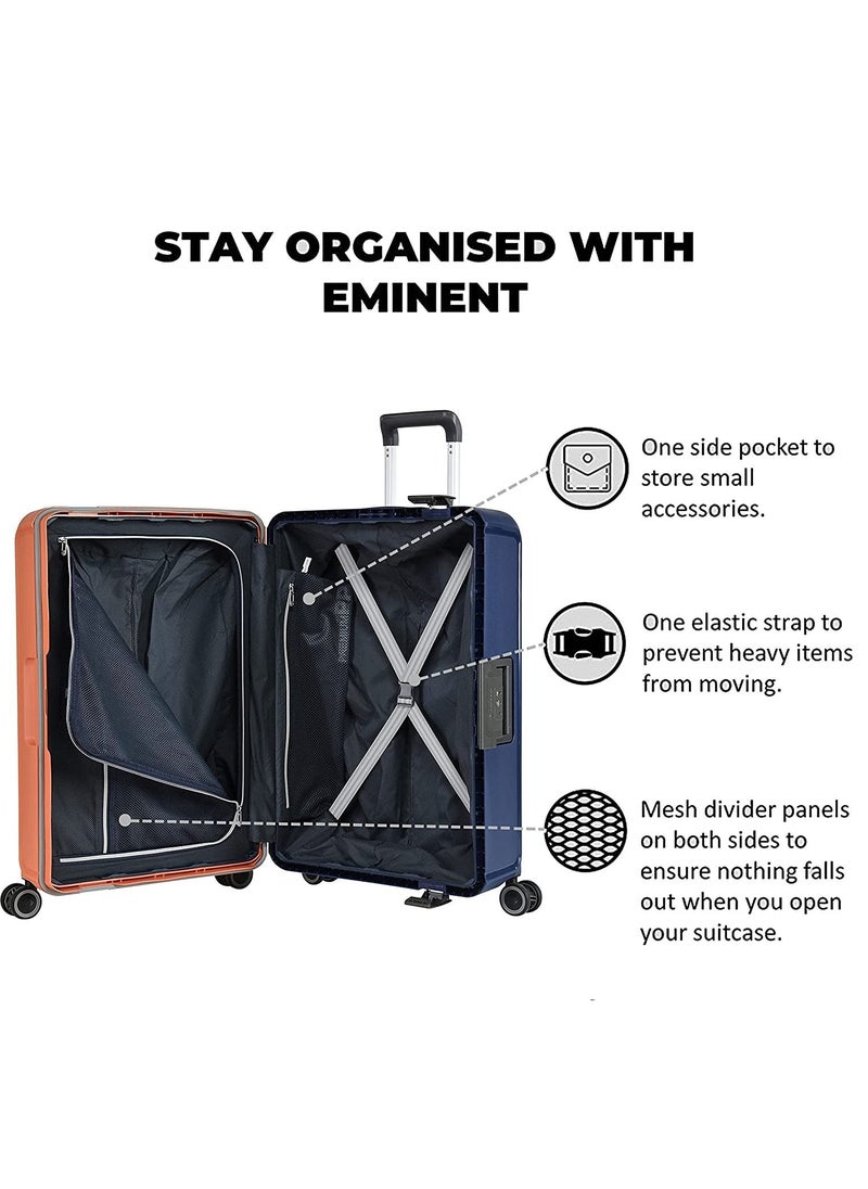 Vertica Hard Case Luggage Trolley Polypropylene Lightweight 4 Quiet Double Spinner Wheels With Tsa Lock B0006M DarkBlue Orange - pzsku/Z497E4660C530311C8DD0Z/45/_/1668675337/033f7d9f-1a62-4c6d-a670-29efe323e76b