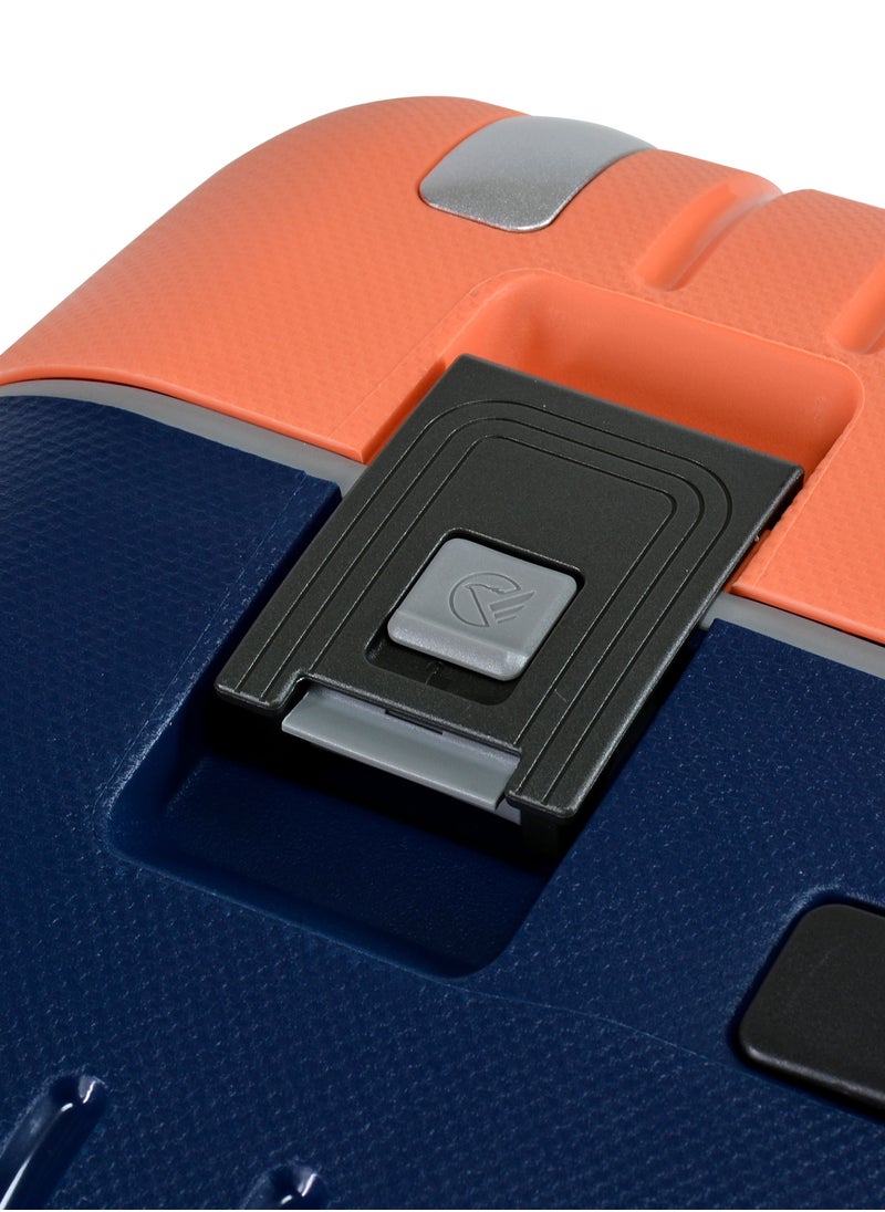 Vertica Hard Case Luggage Trolley Polypropylene Lightweight 4 Quiet Double Spinner Wheels With Tsa Lock B0006M DarkBlue Orange - pzsku/Z497E4660C530311C8DD0Z/45/_/1668675337/11a4bb05-67a2-42e3-ae05-f39cddd86a0a
