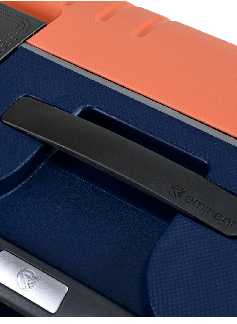 Vertica Hard Case Luggage Trolley Polypropylene Lightweight 4 Quiet Double Spinner Wheels With Tsa Lock B0006M DarkBlue Orange - pzsku/Z497E4660C530311C8DD0Z/45/_/1668675337/5bd63150-76bb-4d05-99a7-9ccadba118ec