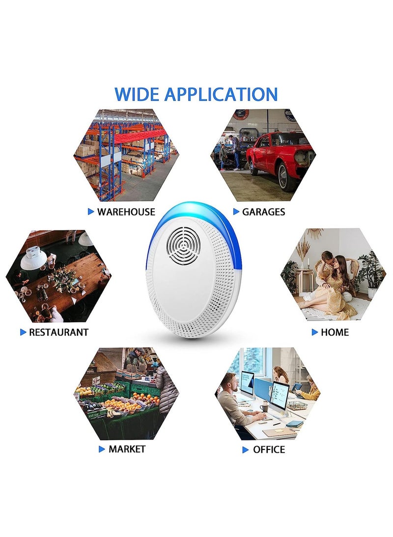 Mosquito Repellent, Electronic Ultrasonic Pest Repeller Plug in for Insects, Indoor Pest Control for Living Room, Garage, Office, Hotel (4 Pack)