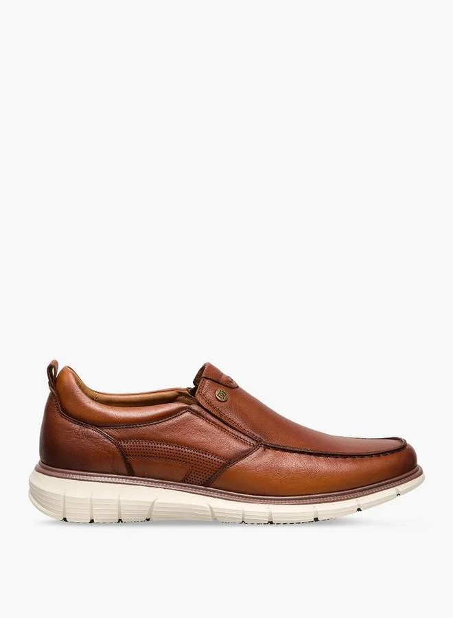 Duchini BROWN Men Leather Slip-On Loafers for Men | Best Price UAE