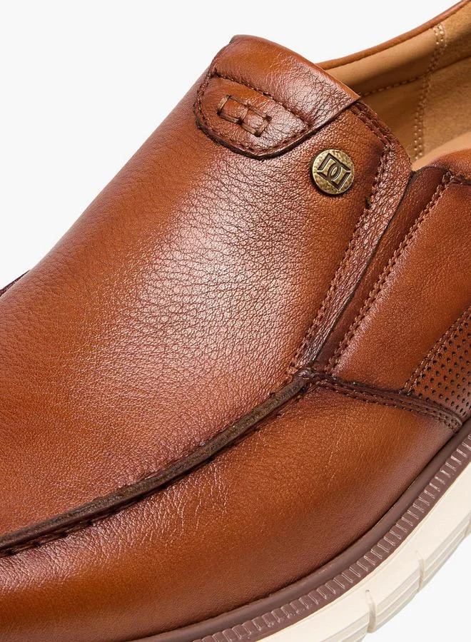 Duchini BROWN Men Leather Slip-On Loafers for Men | Best Price UAE
