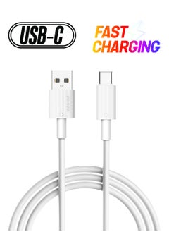 USB-A to USB-C 3m - White