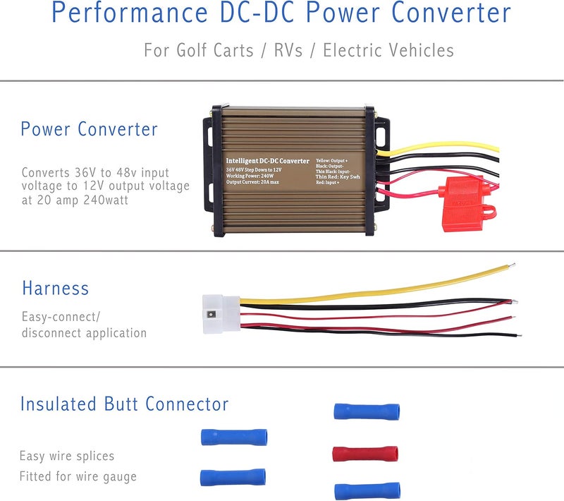 Pro Chaser 36V/48V to 12V DC-DC Converter - Image 2