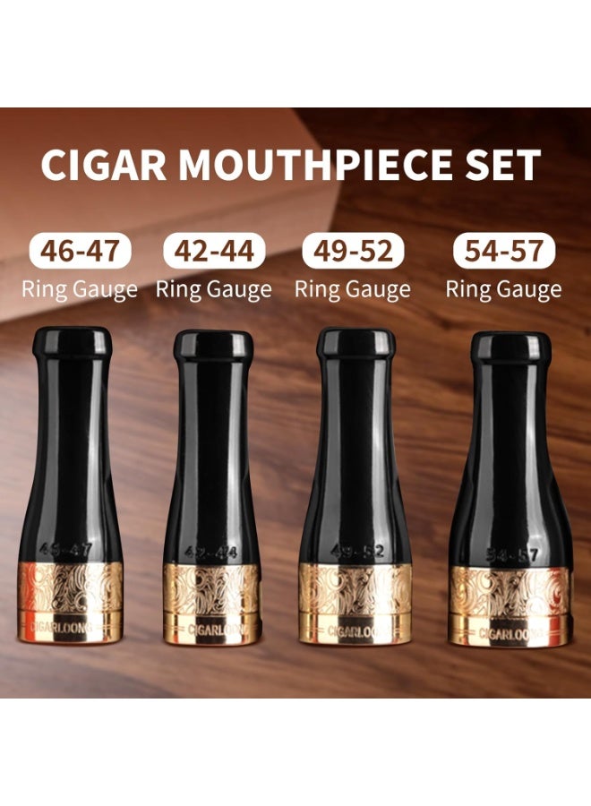 Hemingway hancigar Portable Cigar Holder – 4 Sizes – with Gift Box – Black - Image 2