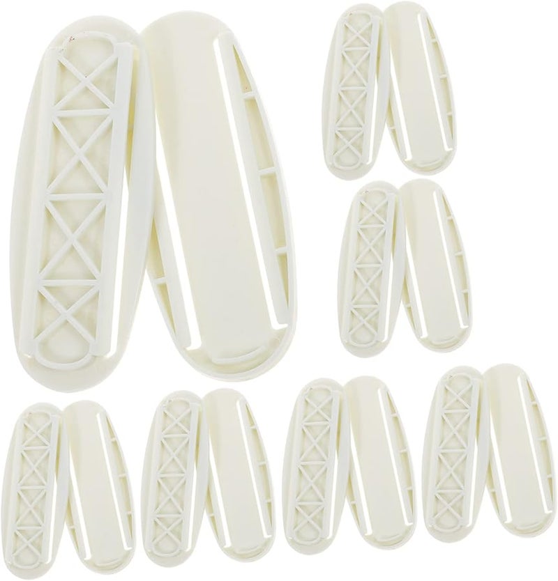 White Wall Mounted Socket Organizer Adhesive Cable Holder For Easy Storage Cord Management No Drilling Required - Image 2