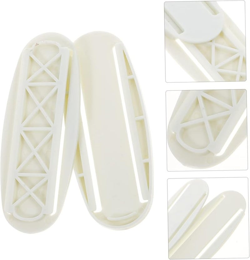 White Wall Mounted Socket Organizer Adhesive Cable Holder For Easy Storage Cord Management No Drilling Required - Image 5