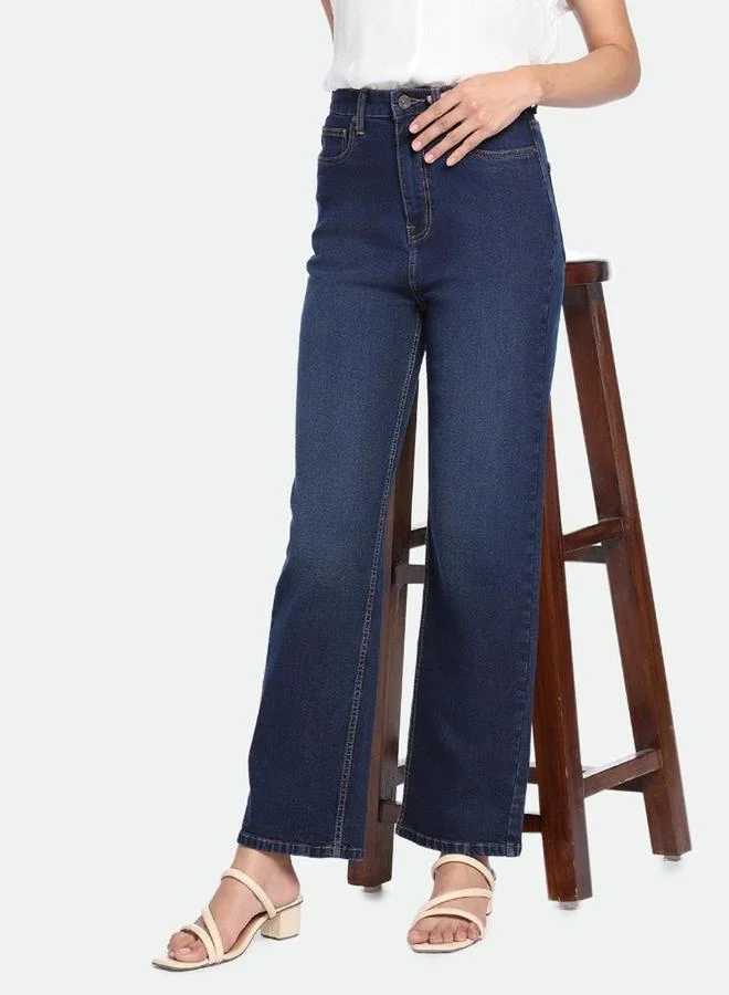 Dennis Lingo Dennis Lingo Straight Fit High-Rise Light Fade Stretchable Jeans