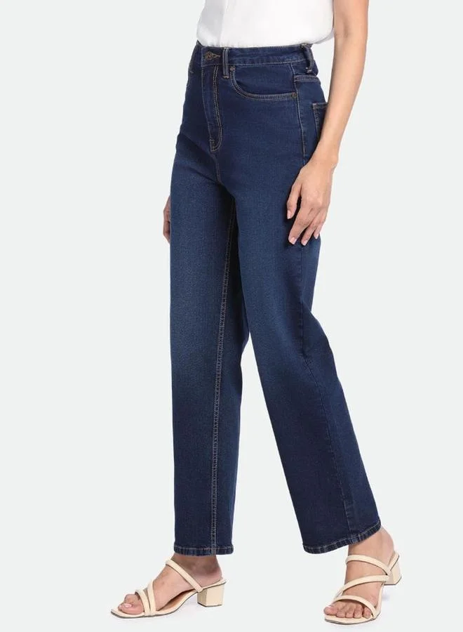 Dennis Lingo Dennis Lingo Straight Fit High-Rise Light Fade Stretchable Jeans