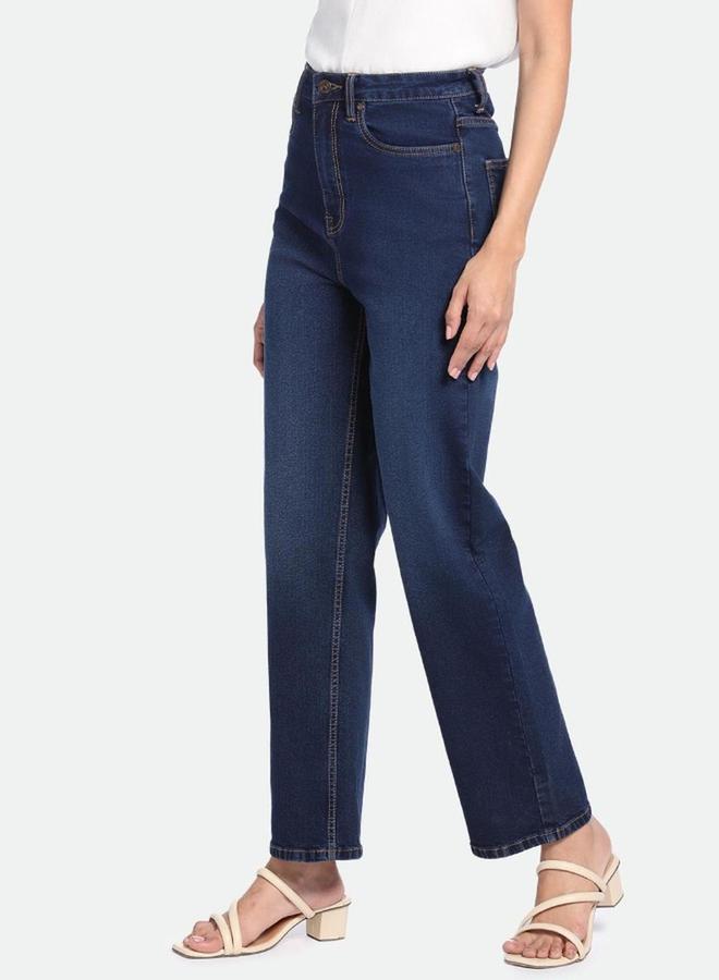 Dennis Lingo Straight Fit High-Rise Light Fade Stretchable Jeans - Image 5
