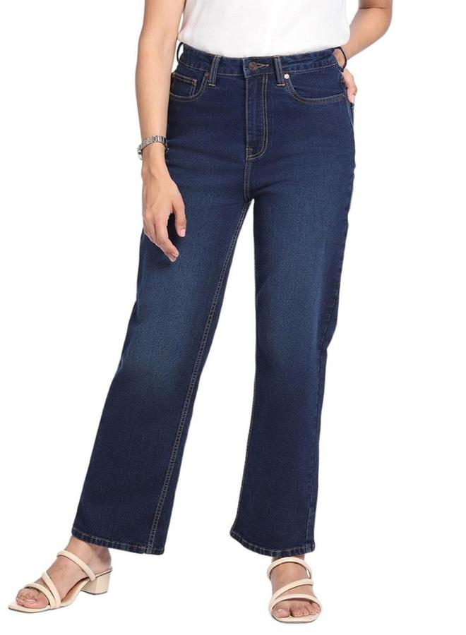 Dennis Lingo Straight Fit High-Rise Light Fade Stretchable Jeans - Image 3