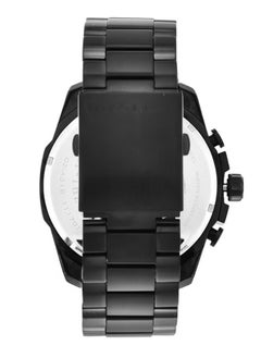 DIESEL Men's Mega Chief Round Shape Stainless Steel Chronograph Wrist Watch 51 mm - Black - DZ4318  - Image 2
