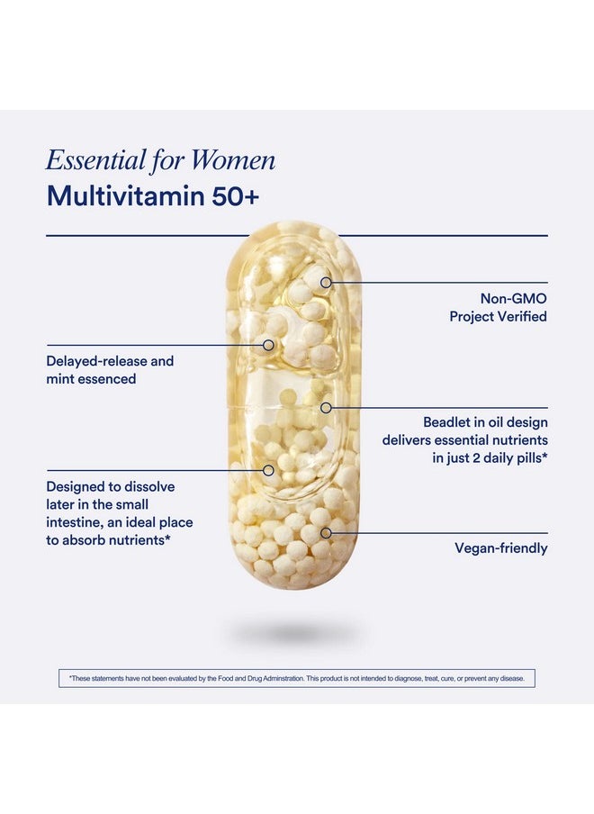 Ritual Multivitamin for Women 50+, Menopause Supplements with Vitamin D3, K2 and Magnesium for Bone Support*, Omega-3 DHA, Vitamin B12, Non-GMO, Mint Essenced, 30 Day Supply, 60 Vegan Capsules - pzsku/Z497EBE7D84F5C88E6C1DZ/45/_/1739864087/0361fd12-c1de-49e0-9ebc-786e55516601