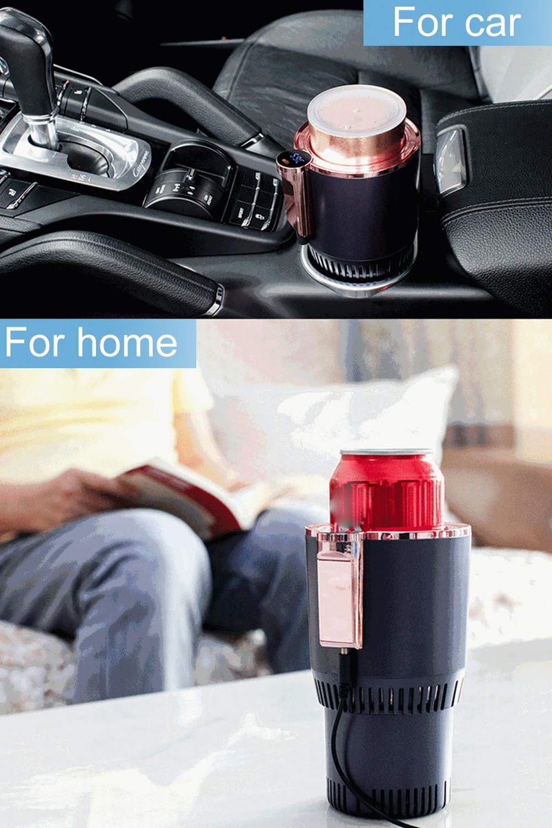 2-In-1 Smart Car Warm & Cold Cup Car Office Heating Cooling Cup Warmer Cooler Smart Car Cup Cooling Beverage Drinks Cans Tumbler Mug Holder - Image 4